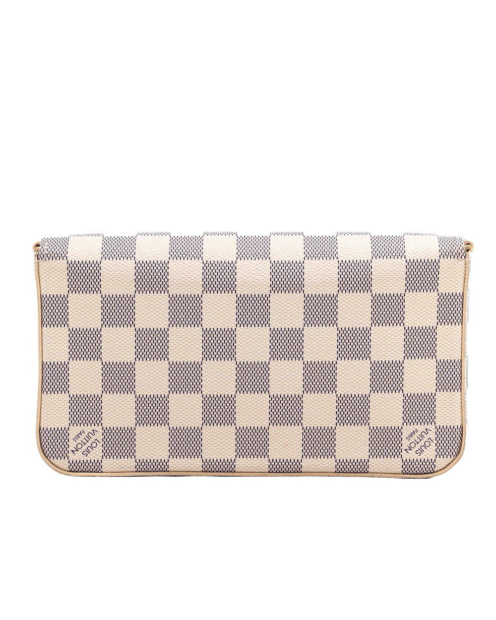 10 LV POCHETTE FELICIE AZUR CANVAS GHW MICROCHIP 2033
