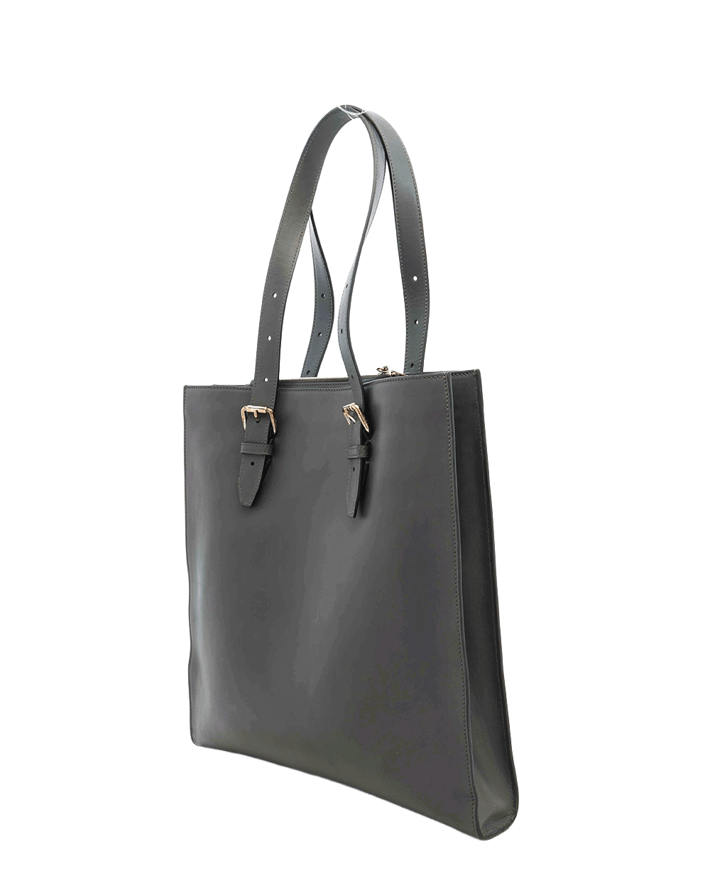 12 FENDI FF TOTE BAG GREY CALF RSHW 03683820 0738