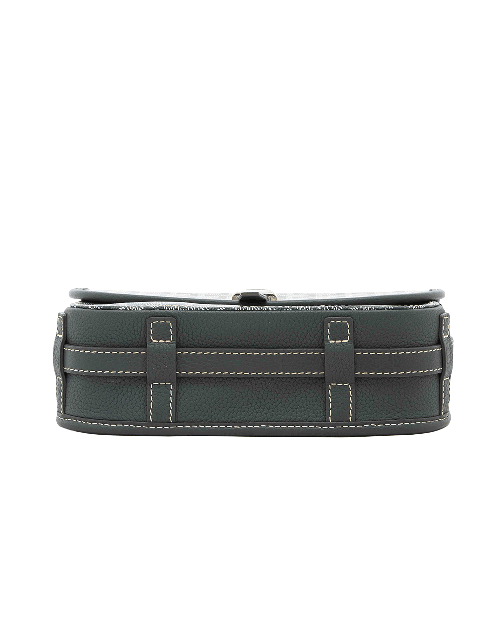 12 GOYARD BELVEDERE PM GRAY CANVAS SHW LAR 020223 0207