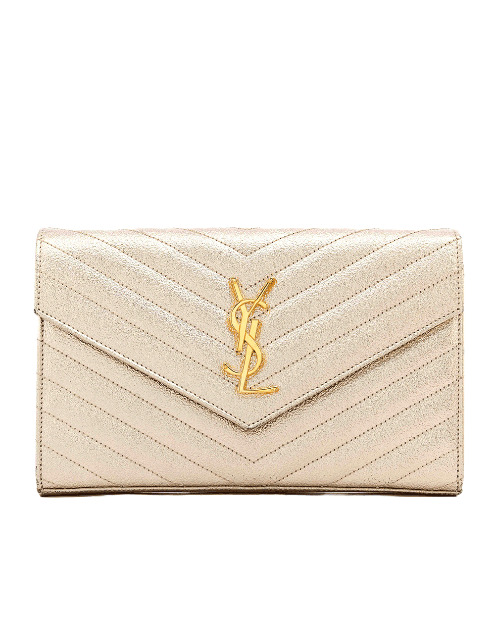 12 YSL WOC 9.5 GOLD METALLIC GHW BRS 377828 0917 1911