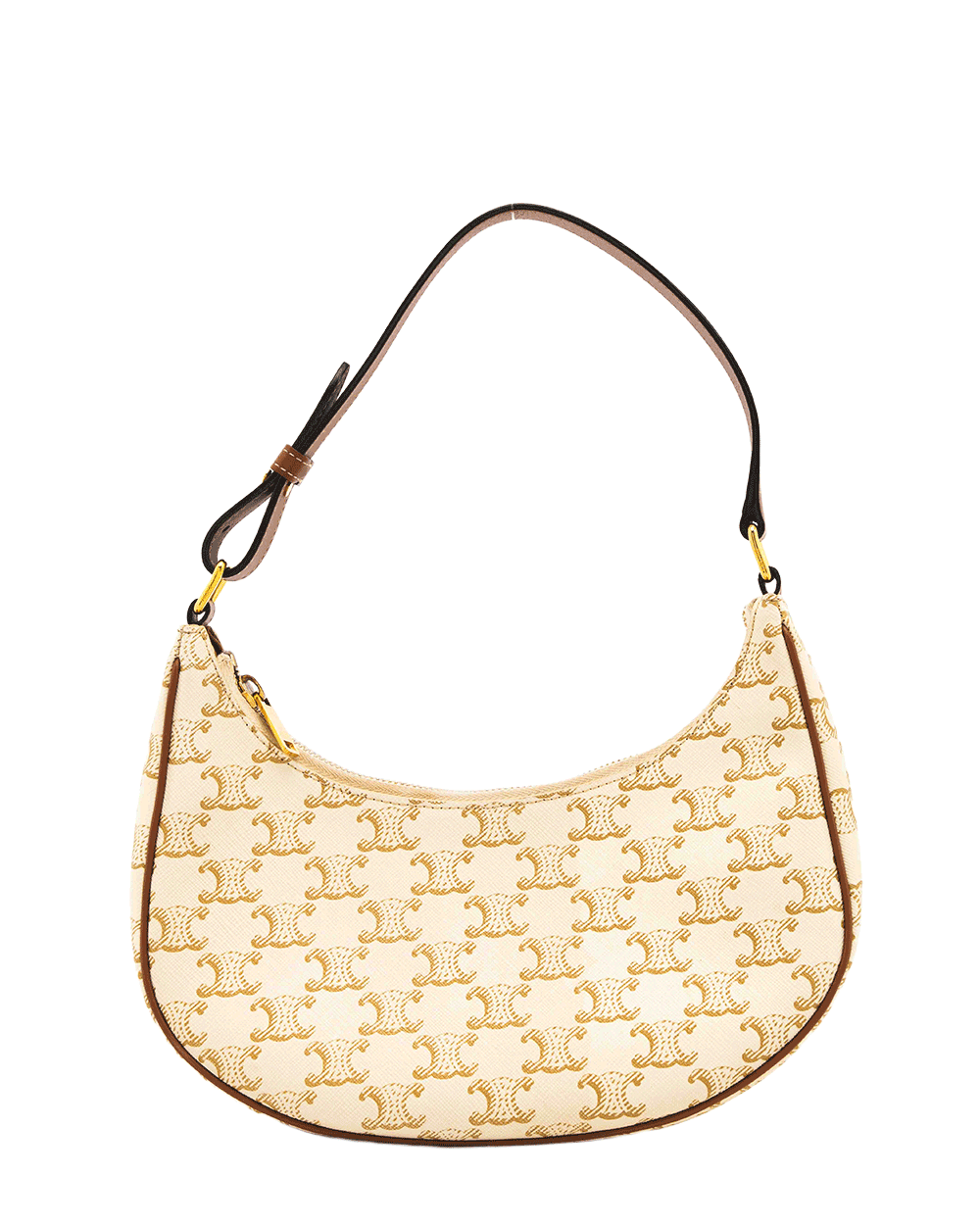 13 CELINE AVA MEDIUM WHITE CANVAS GHW S GA 3272 0219