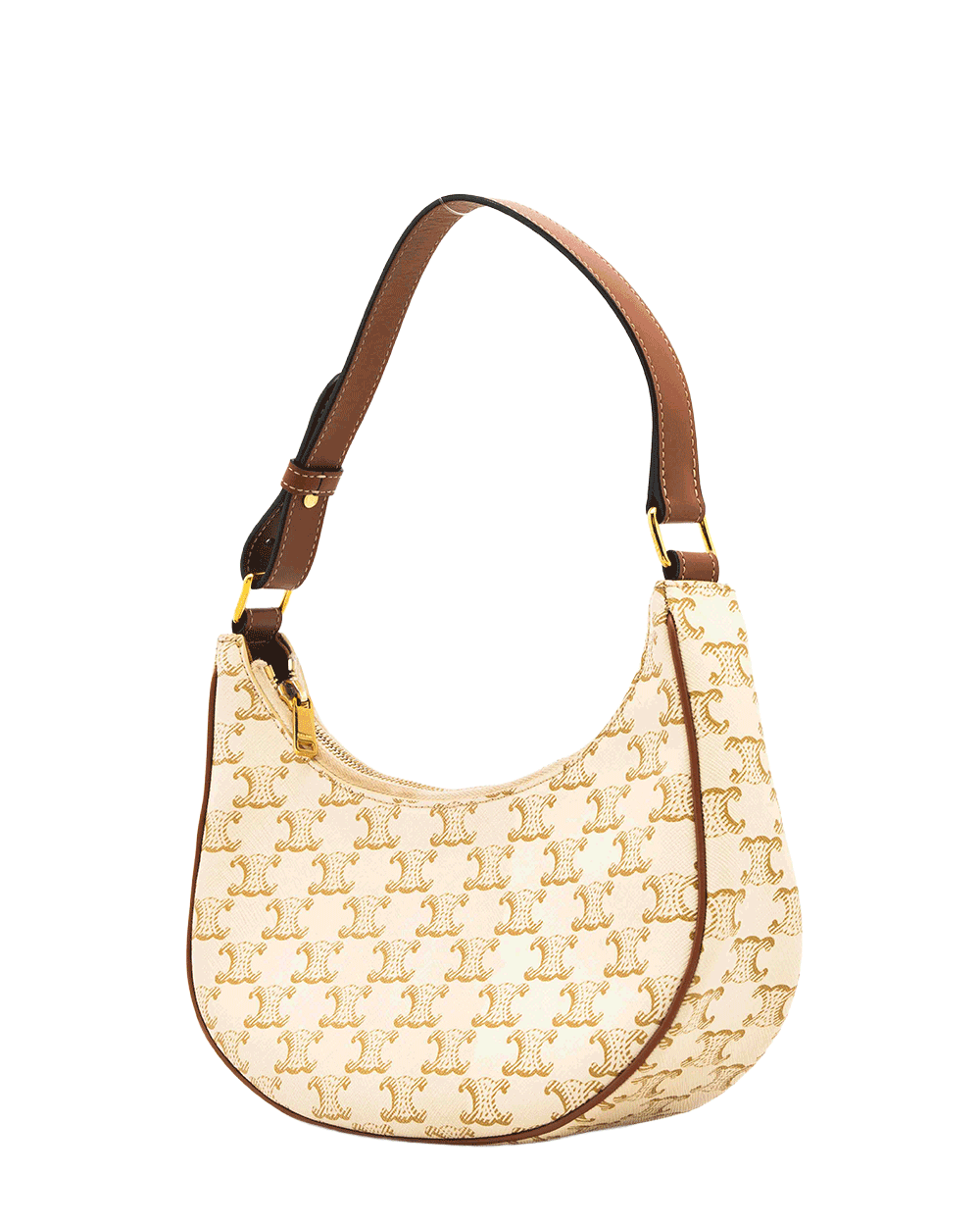 13 CELINE AVA MEDIUM WHITE CANVAS GHW S GA 3272 0220