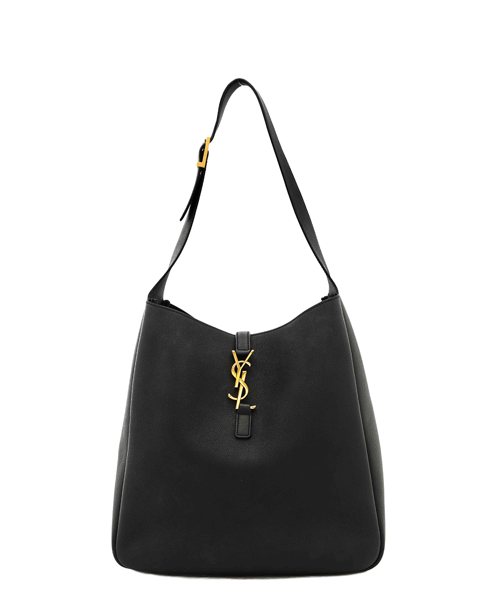13 YSL LE5 A7 LARGE BLACK CALF GHW AIM 753837 0924 0935