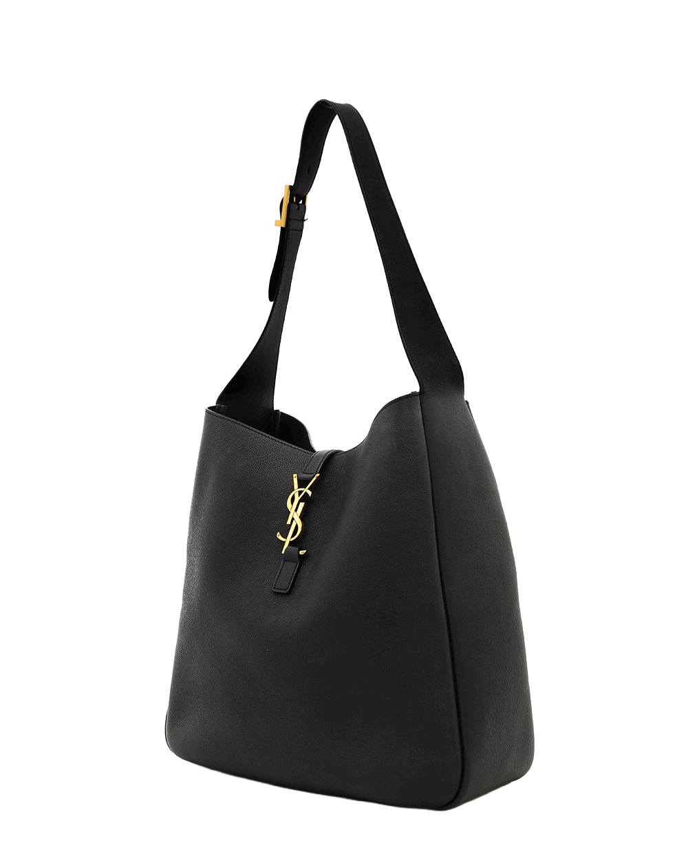 13 YSL LE5 A7 LARGE BLACK CALF GHW AIM 753837 0924 0936