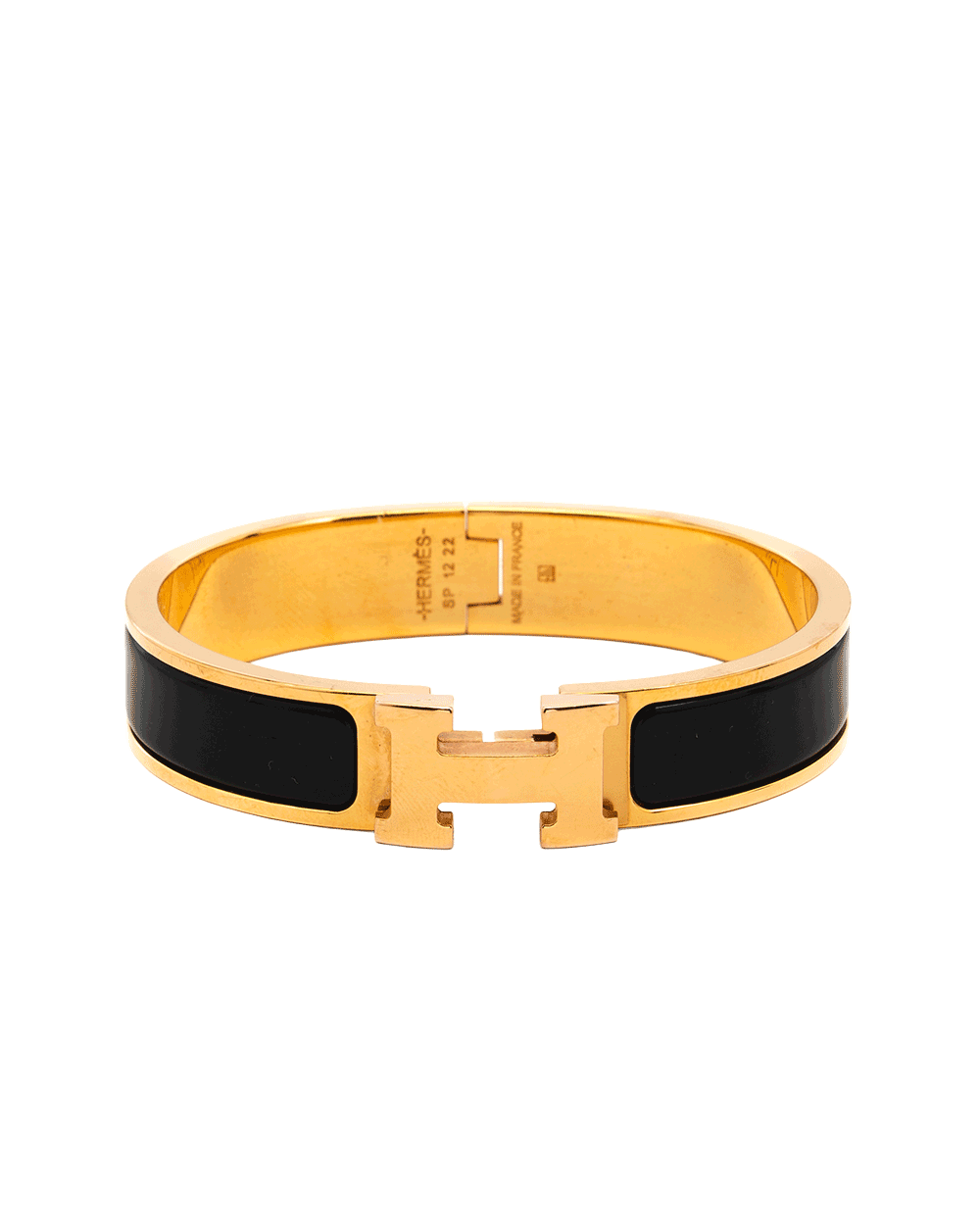 14 HERMES CLIC CLAC PM BLACK GHW SP 12 22 10719