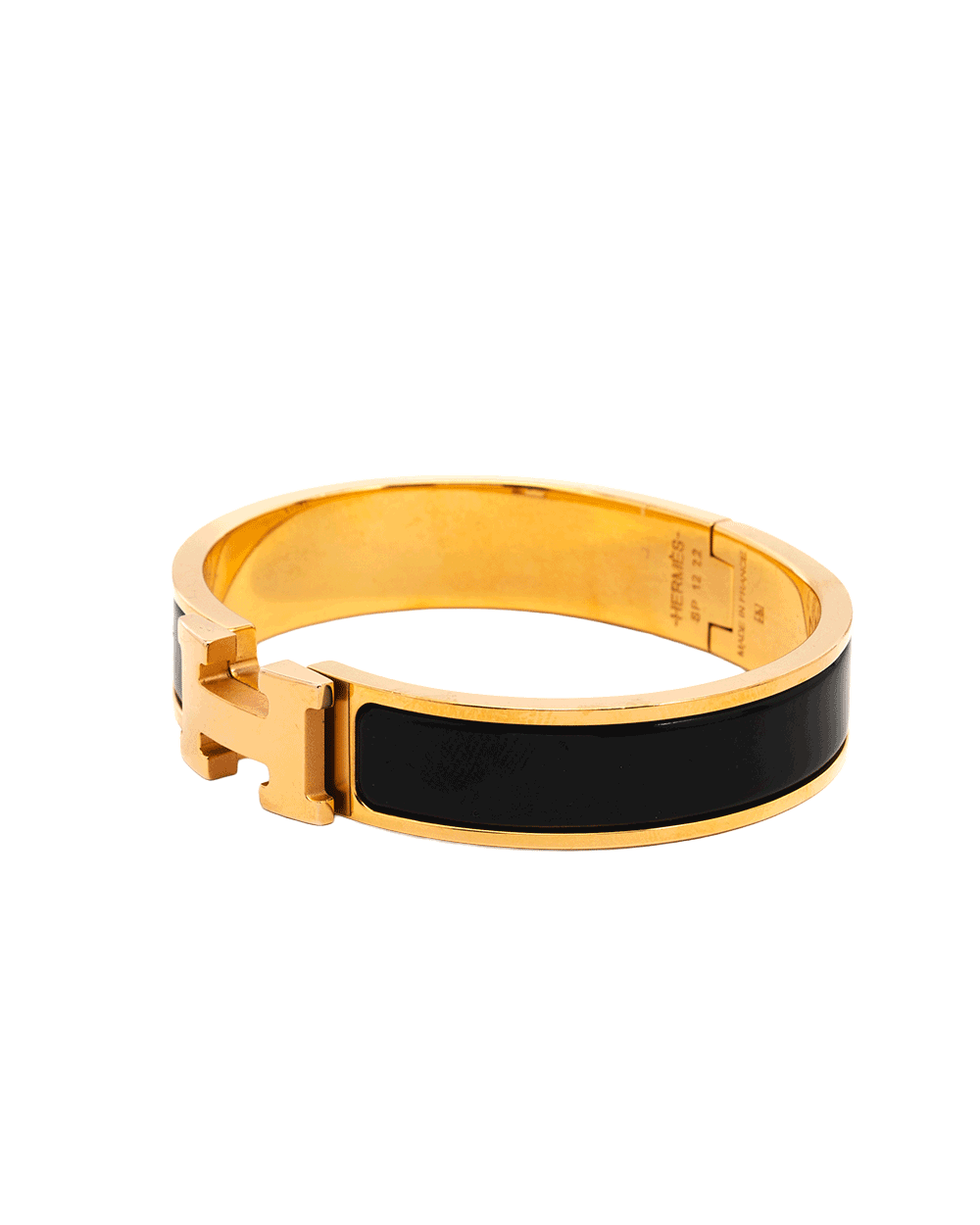 14 HERMES CLIC CLAC PM BLACK GHW SP 12 22 10720