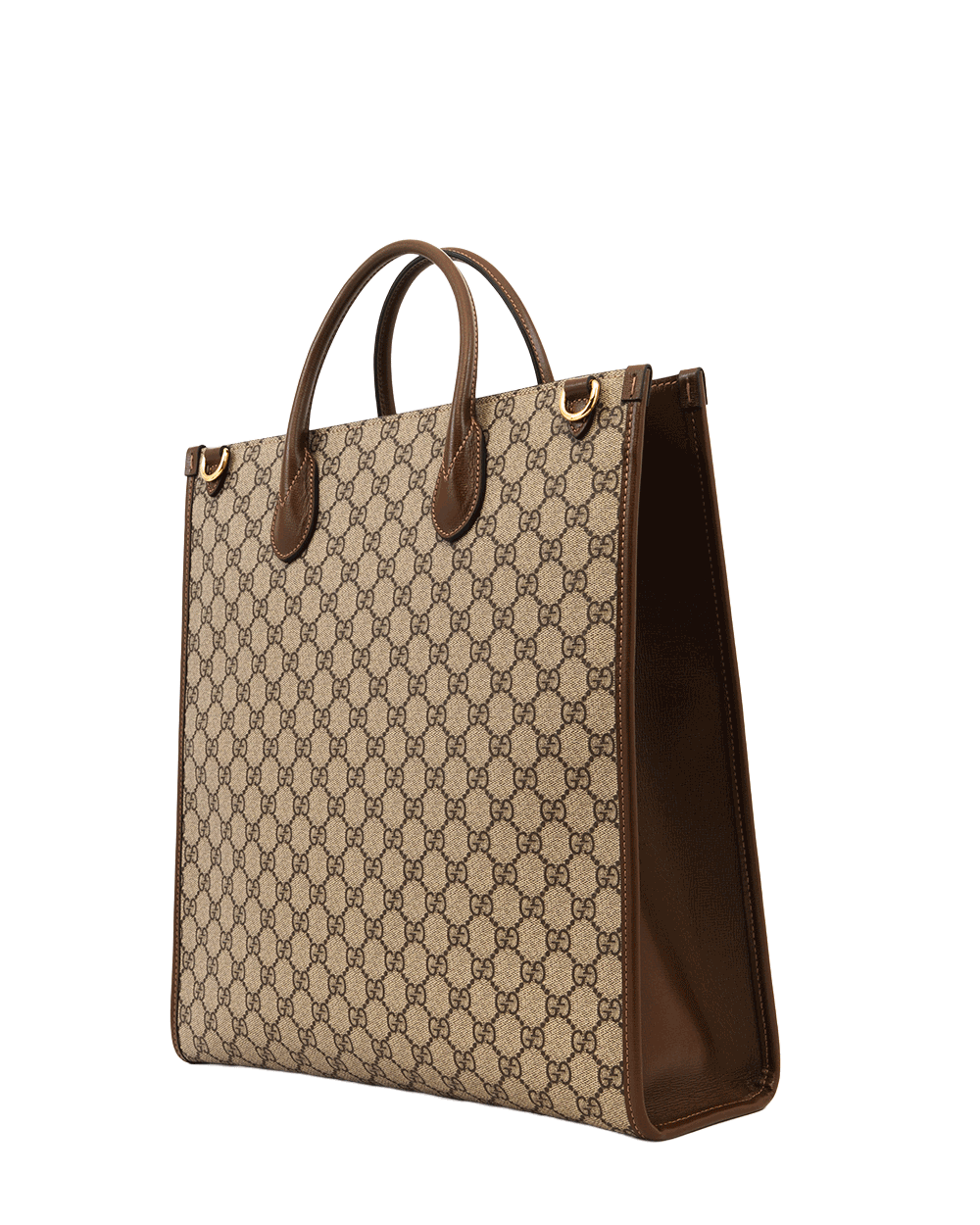 15 GUCCI INTERLOCKKING TOTE BAG LARGE BROWN GG MONOGRAM CANVAS GHW 674155 527066 0924