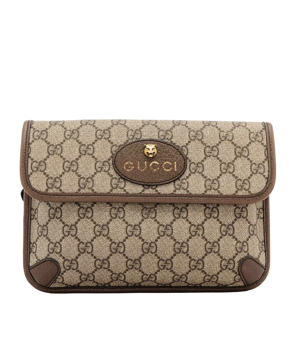 16 GUCCI NEO VINTAGE BELT BAG BROWN GG MONOGRAM CANVAS GHW 493930 493075 1858