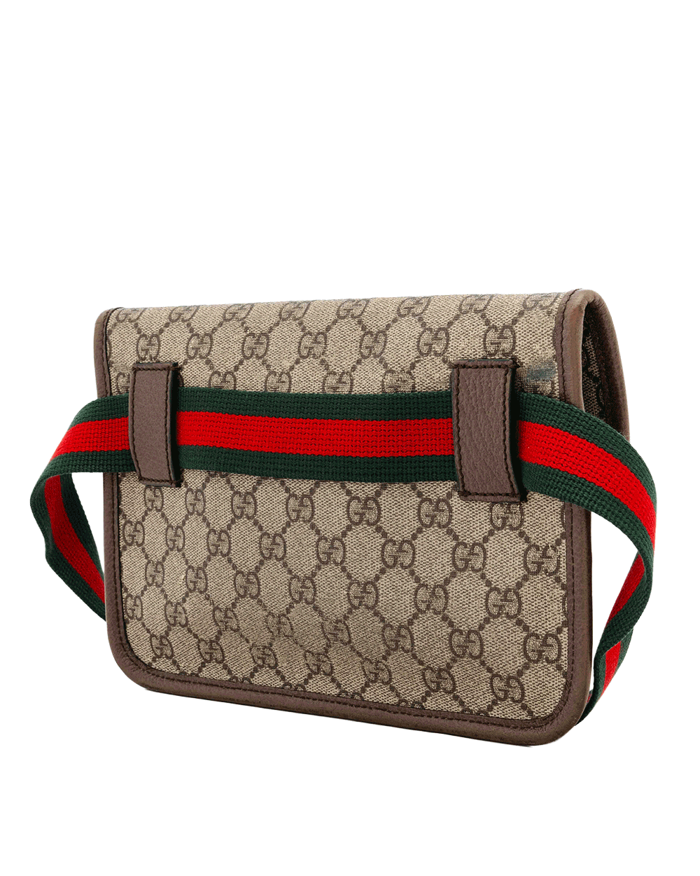 16 GUCCI NEO VINTAGE BELT BAG BROWN GG MONOGRAM CANVAS GHW 493930 493075 1860