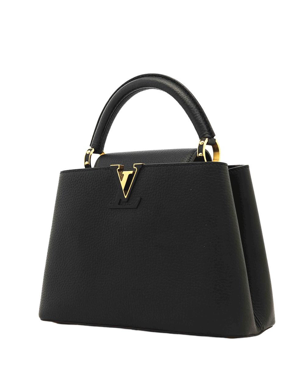 16 LV CAPUCINES BB BLACK CALF GHW MICROCHIP 0003