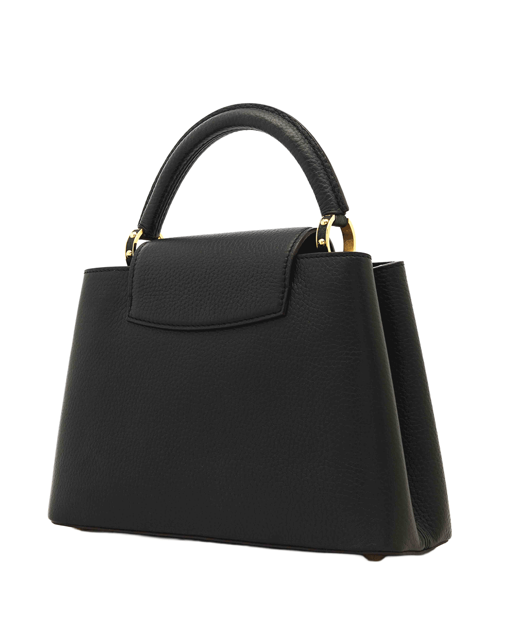16 LV CAPUCINES BB BLACK CALF GHW MICROCHIP 0004