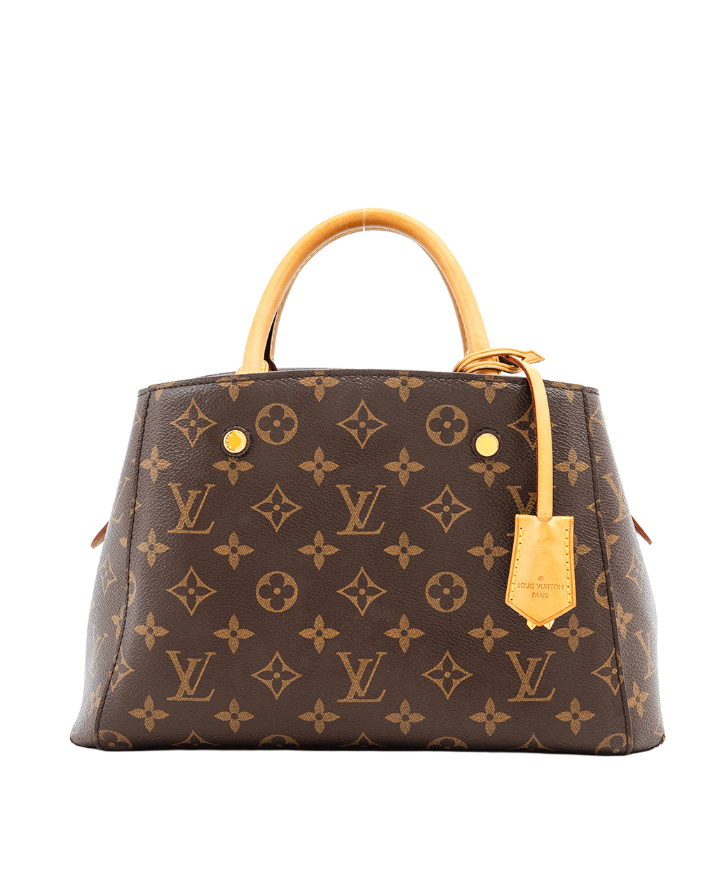 16 LV MONTAIGNE BB BROWN MONOGRAM CANVAS GHW CA 2115 0082
