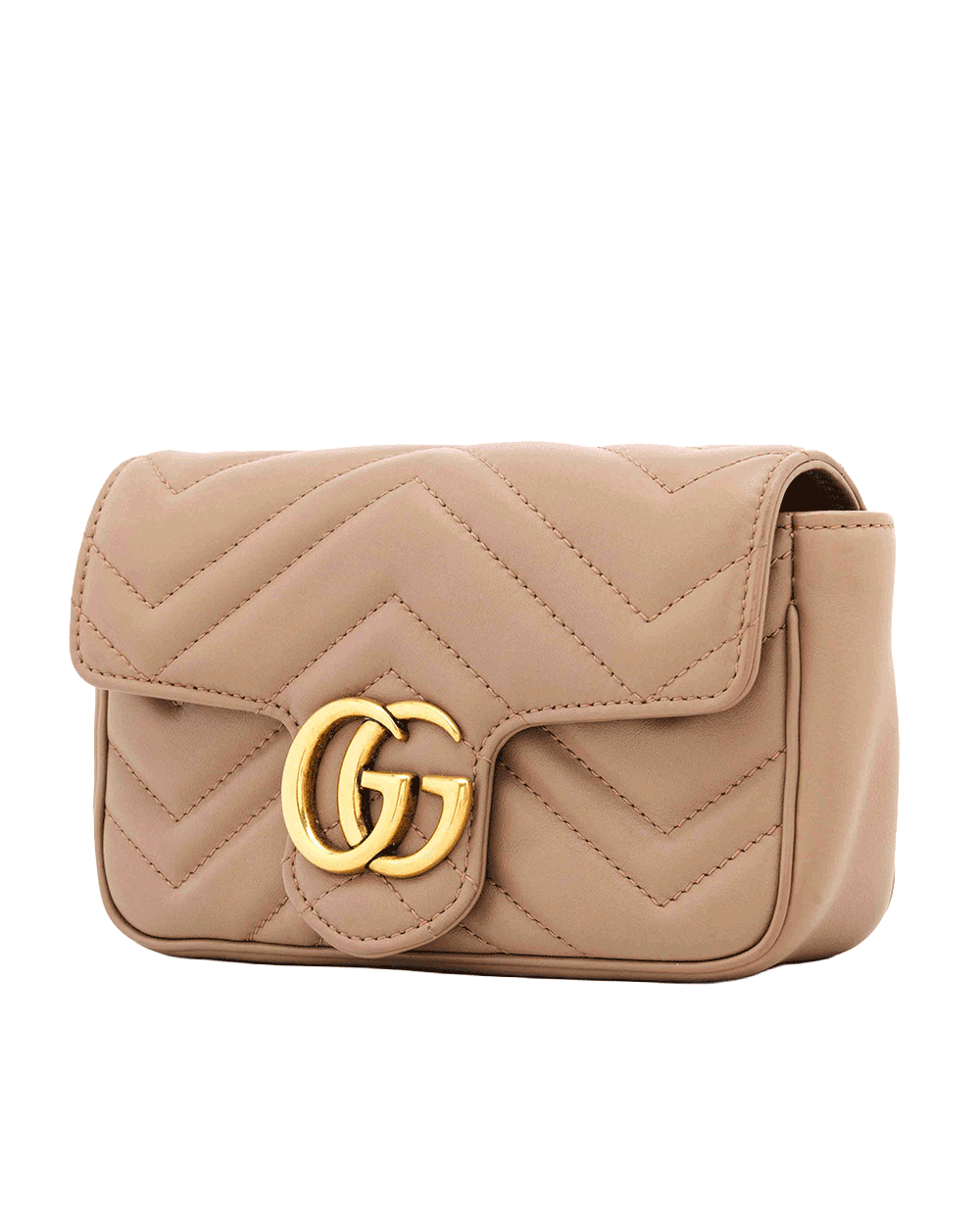 17 GUCCI GG MARMONT SUPER MINI BEIGE CALF GHW 476433 0416 1928