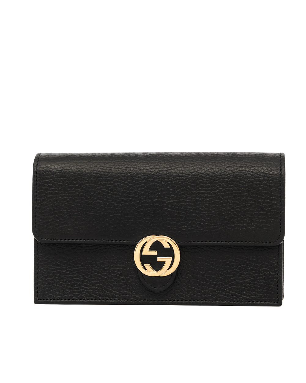 17 GUCCI INTERLOCK WOC BLACK CALF GHW 615523 493075 0710