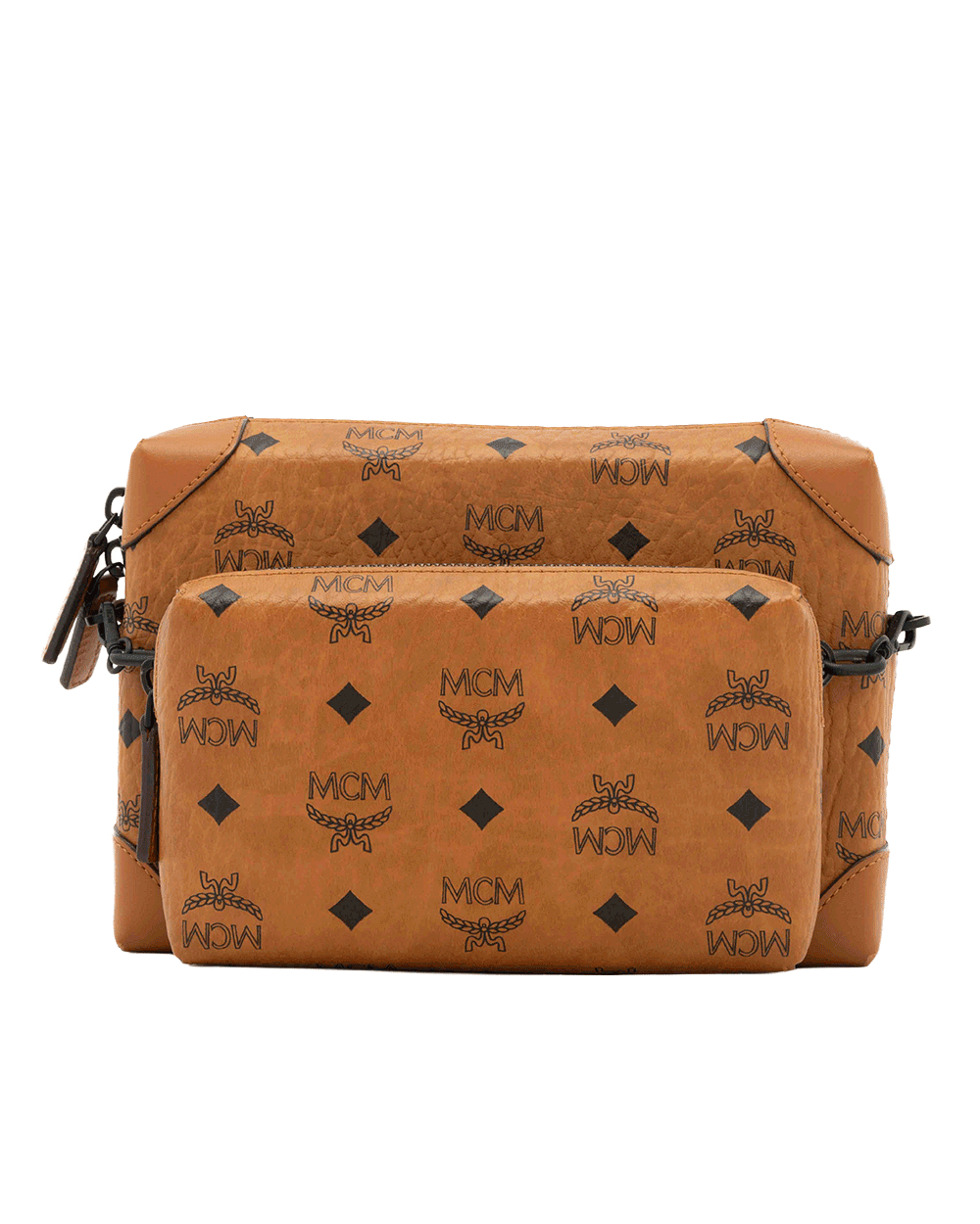 17 MCM BERLIN MESSENGER BROWN CANVAS BHW MMRBSBR05CO001 10462101 0165