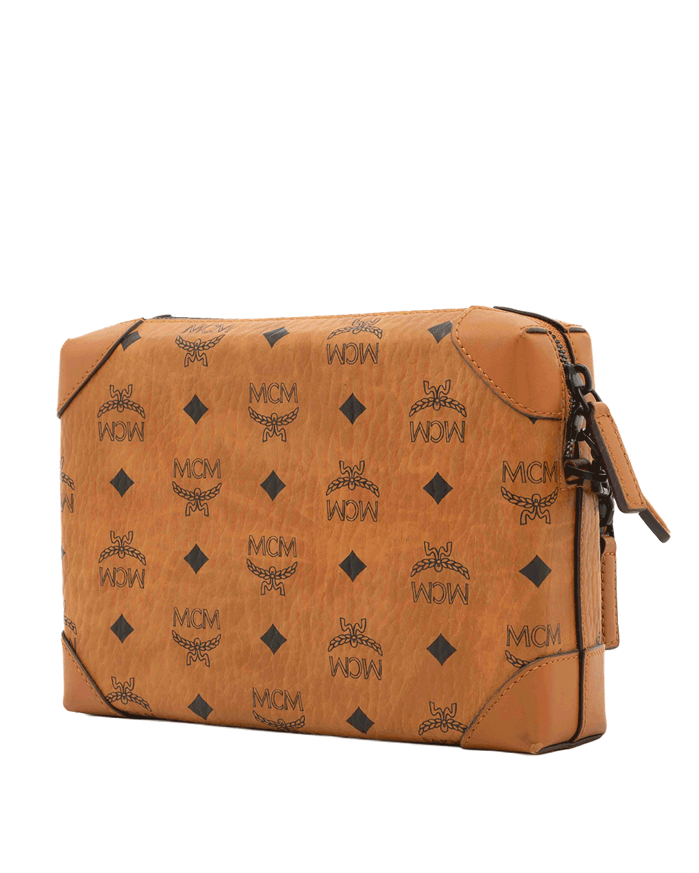 17 MCM BERLIN MESSENGER BROWN CANVAS BHW MMRBSBR05CO001 10462101 0167