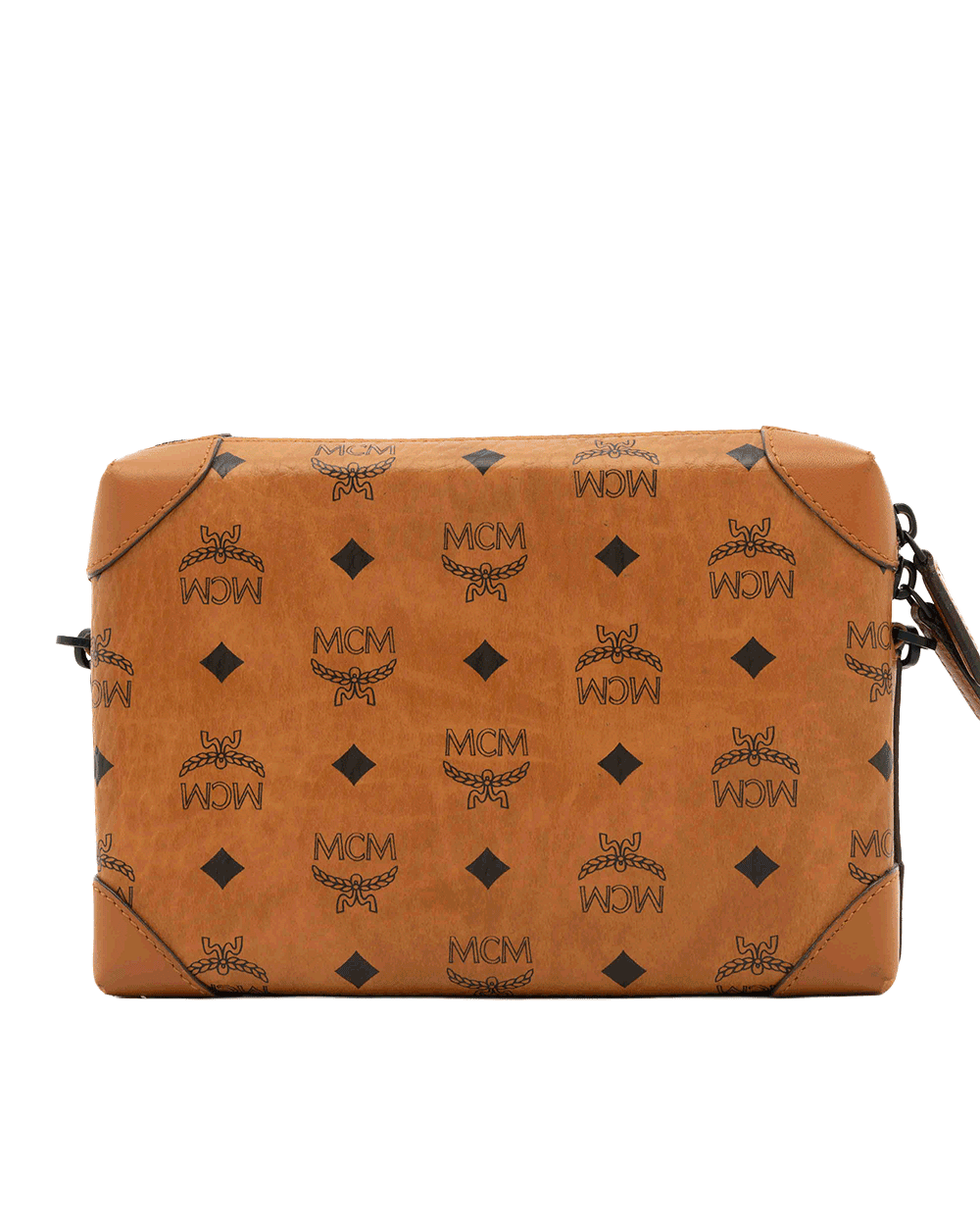17 MCM BERLIN MESSENGER BROWN CANVAS BHW MMRBSBR05CO001 10462101 0168