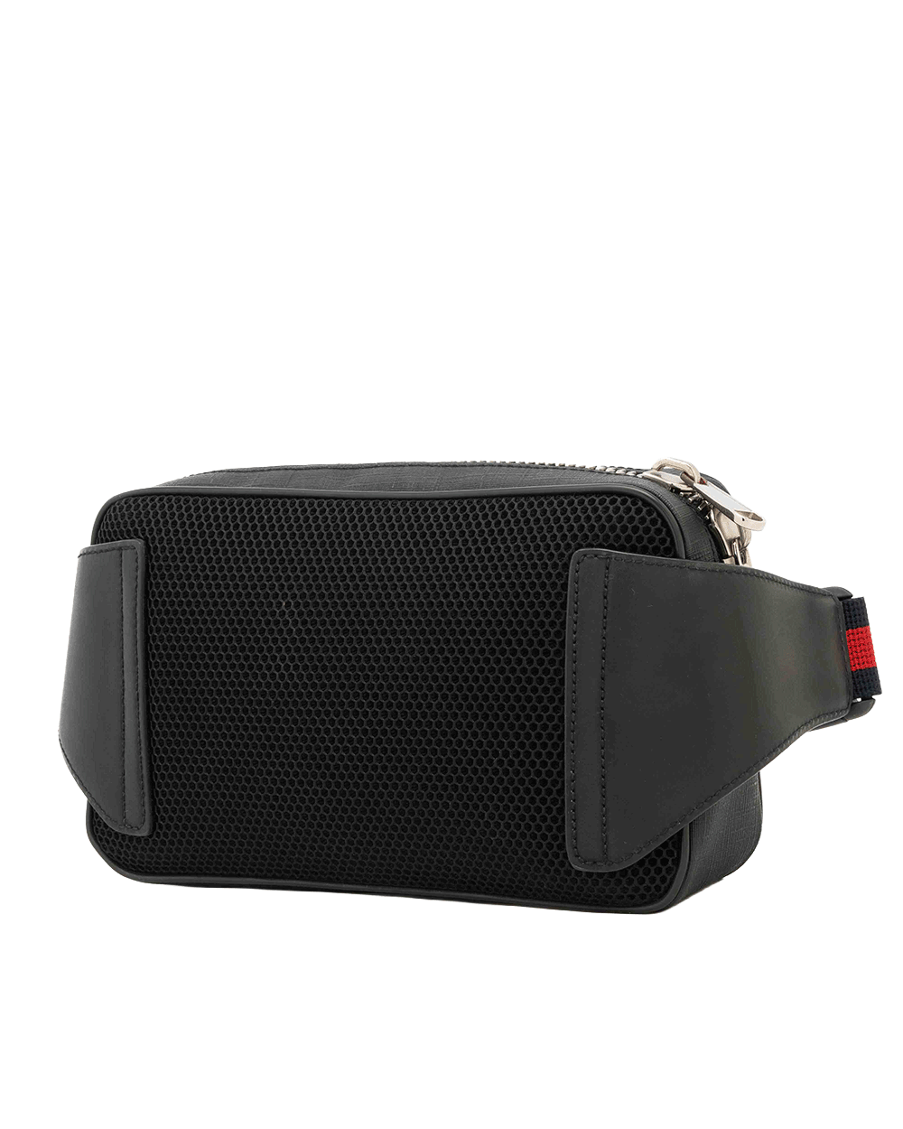 18 GUCCI BELT BAG CAMERA BLACK GG SUPREME MONOGRAM CANVAS SHW 474293 520981 0449