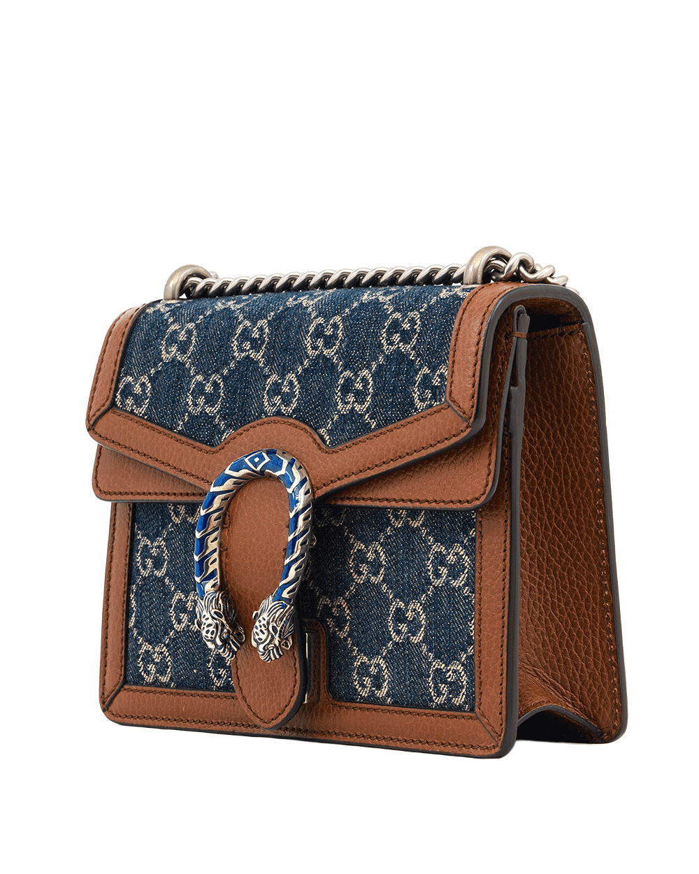 18 GUCCI DIONYSUS MINI BLUE JEAN BROWN JEAN RHW 421970 525040 0176