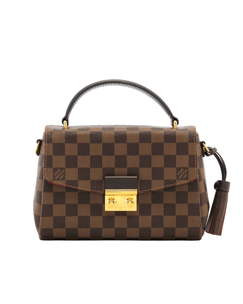 18 LV CROISETTE BROWN DAMIER CANVAS GHW FL 4109 1331