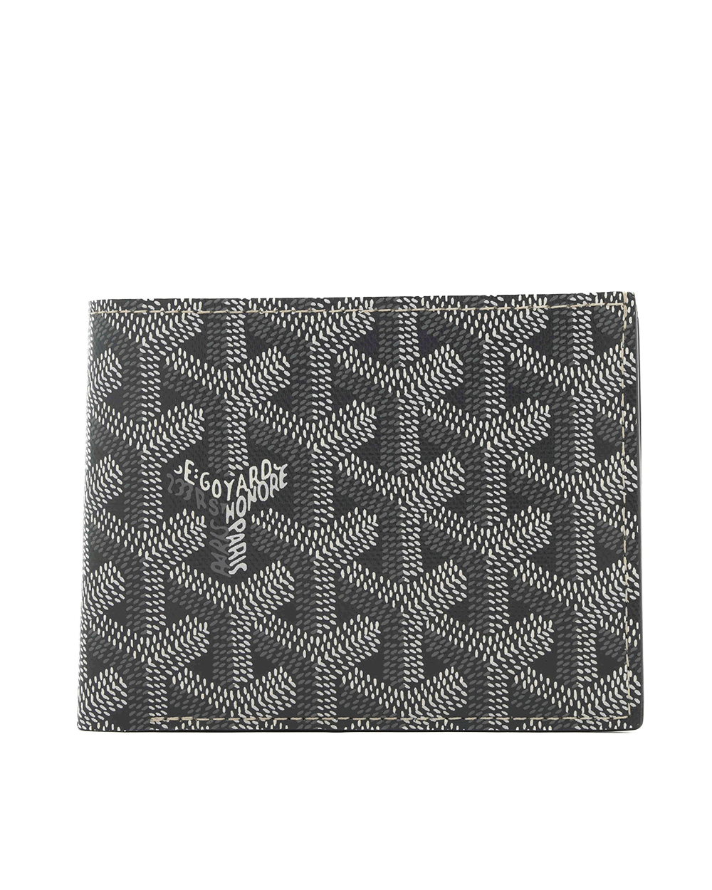 19 GOYARD VICTOIRE WALLET SHORT GRAY CANVAS GHN 020236 0704