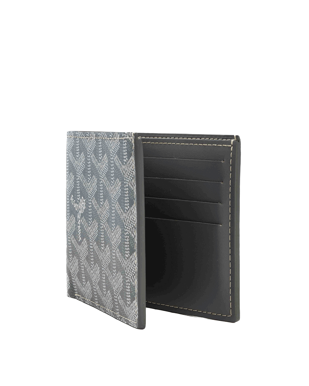 19 GOYARD VICTOIRE WALLET SHORT GRAY CANVAS GHN 020236 0705