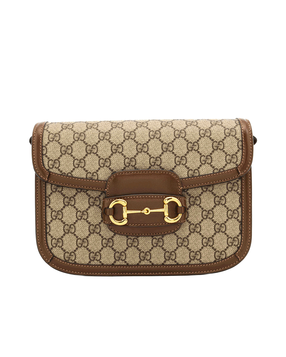 19 GUCCI HORSEBIT 1955 MEDIUM BROWN GG MONOGRAM CANVAS GHW 602204 493075 1215