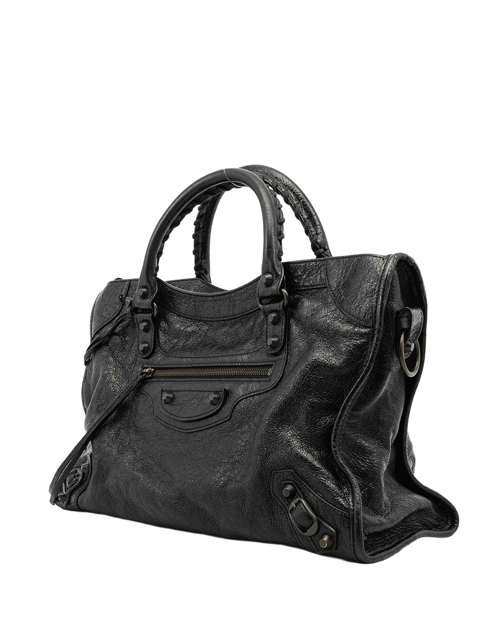 2 BALENCIAGA CITY CLASSIC BLACK LAMB RSHW 115748 1060 Z 002123 0020