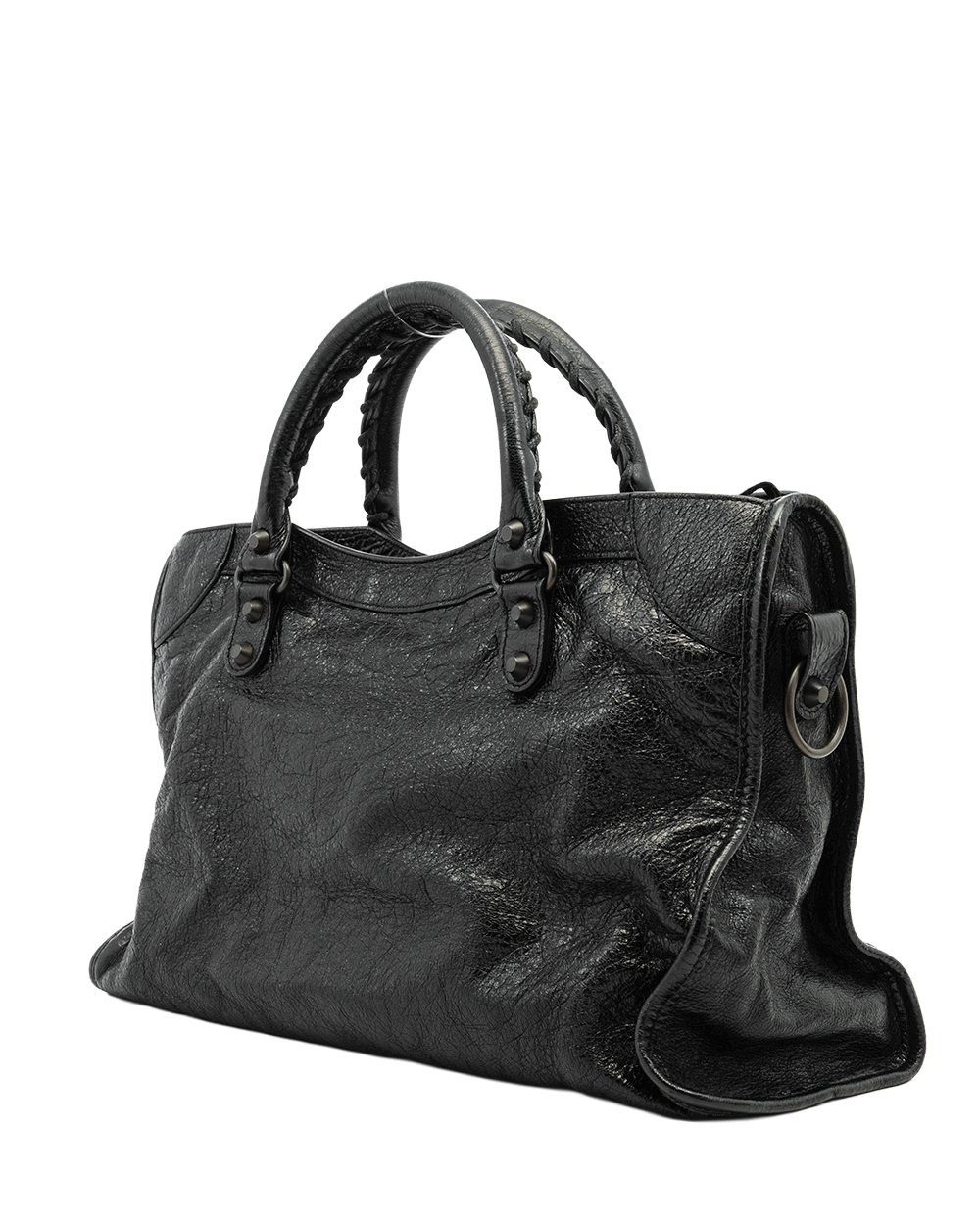 2 BALENCIAGA CITY CLASSIC BLACK LAMB RSHW 115748 1060 Z 002123 0021