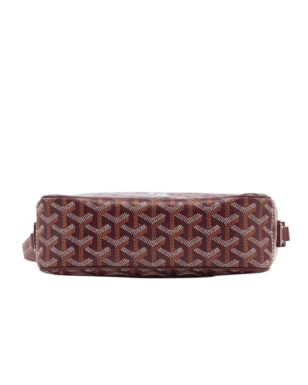2 GOYARD CAP VERT RED BURGANDY PRINT BUTTERFLY CANVAS SHW MAE 020252 0541
