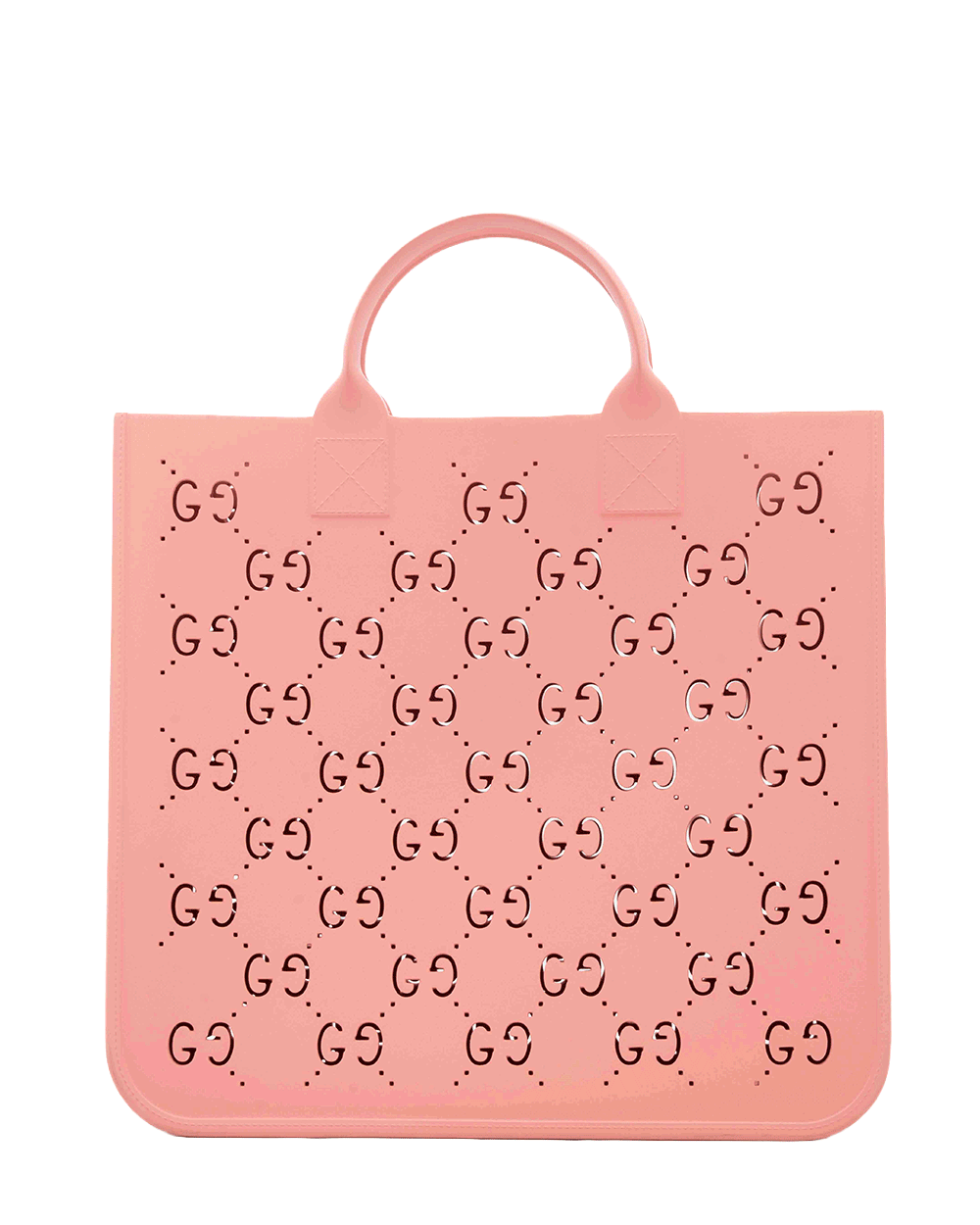 2 GUCCI CHILDREN S TOTE PINK RUBBER 679365 0642