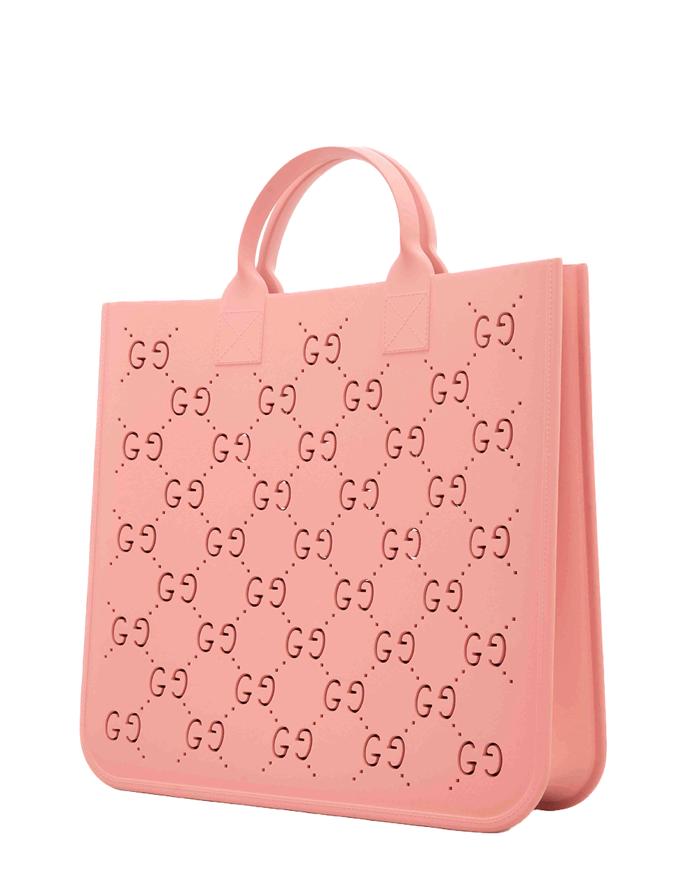 2 GUCCI CHILDREN S TOTE PINK RUBBER 679365 0644