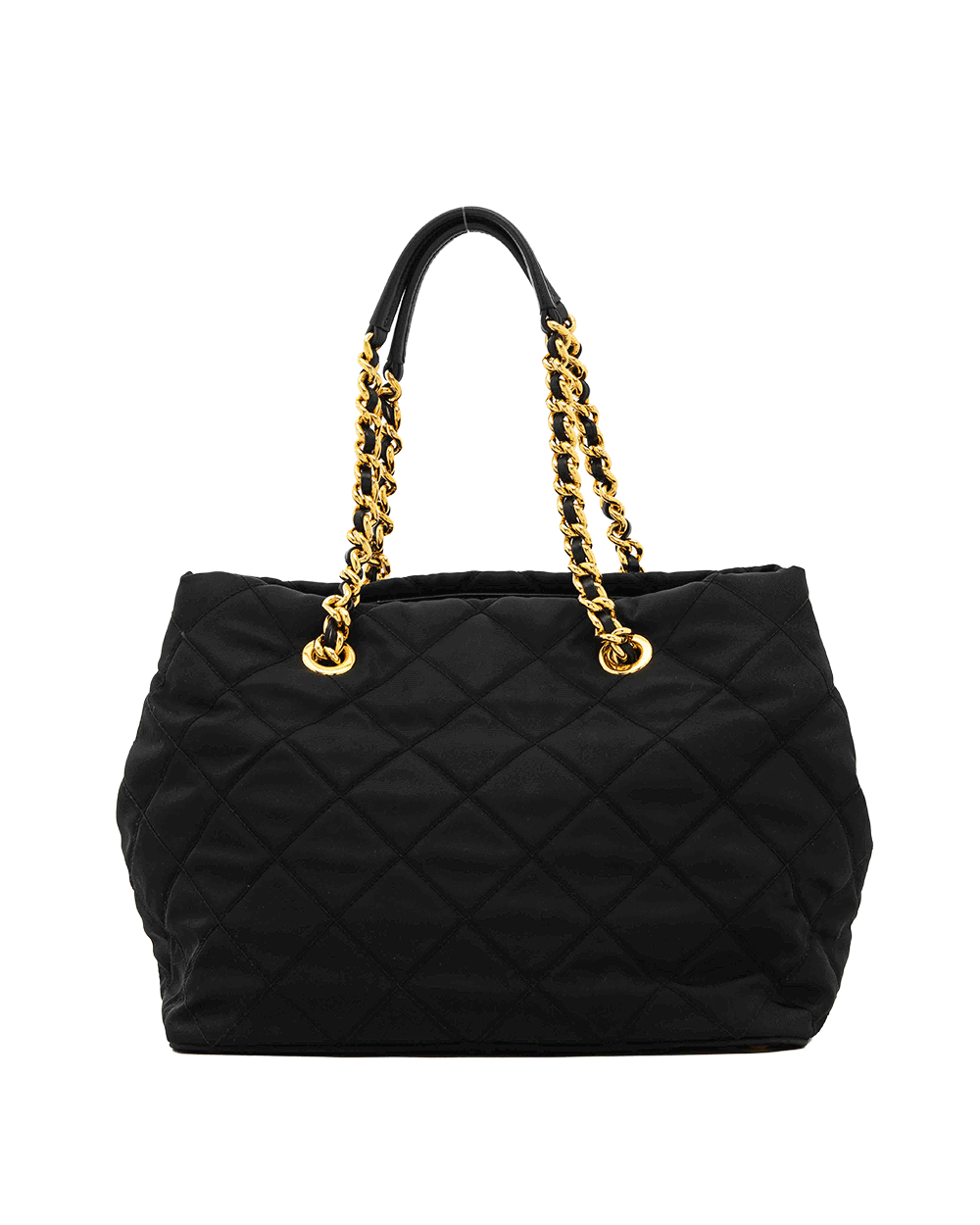 2 PRADA TESSUTO TOTE BLACK TESSUTO IMPUNTU GHW 0907