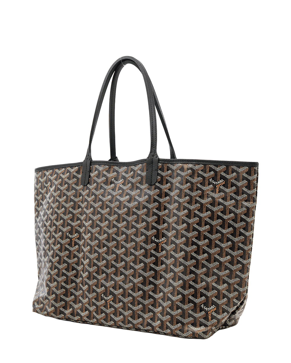 20 GOYARD ST.LOUIS MM BLACK CANVAS SHW LME020241 0442