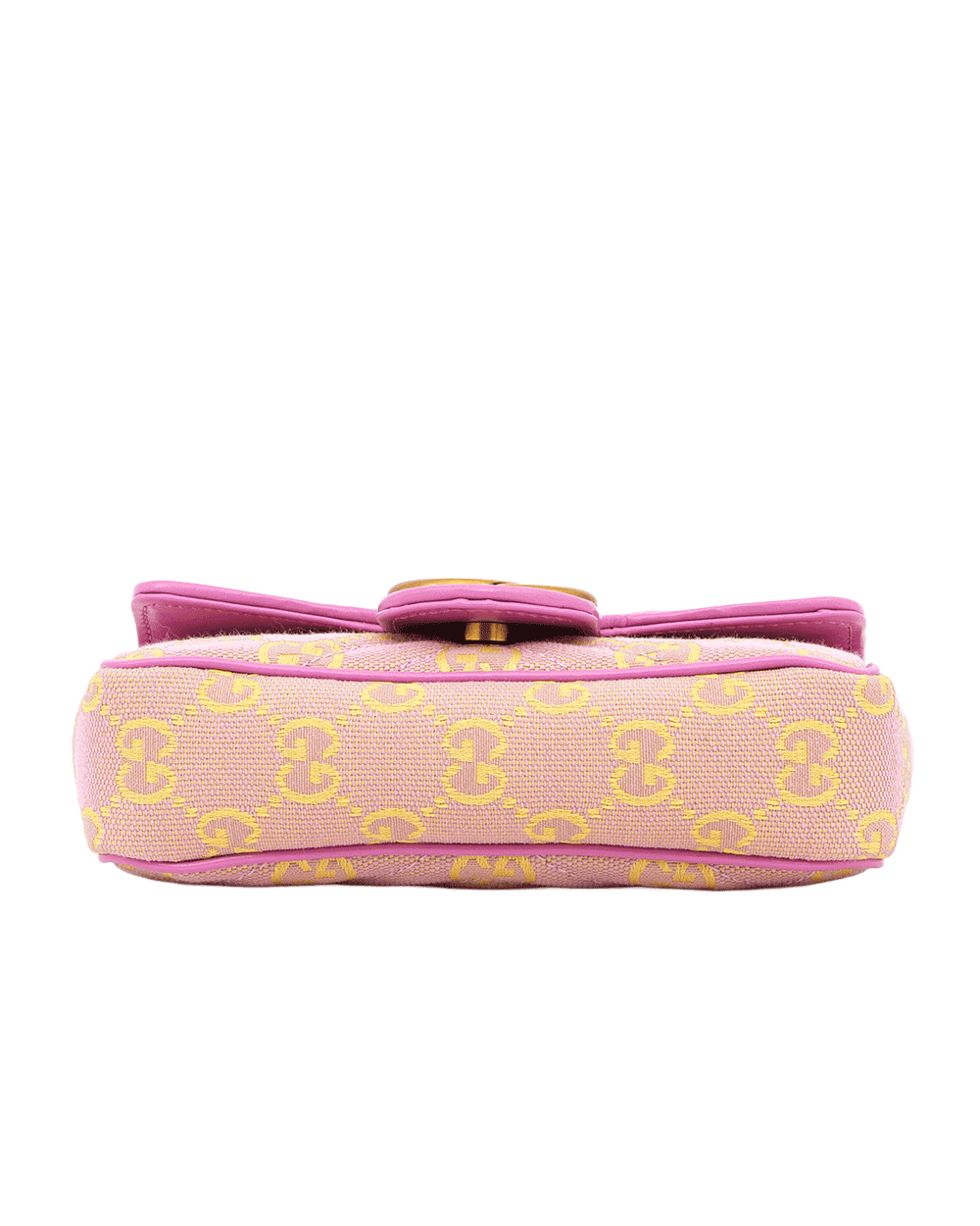 20 GUCCI GG MARMONT SUPER MINI PINK GG CANVAS GHW 783141 0416 0127
