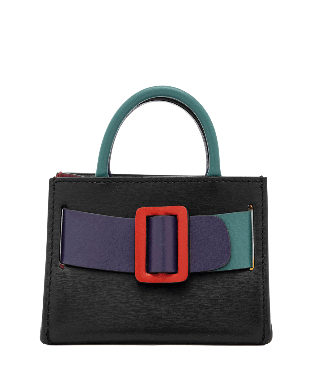 21 BOYY BOBBY CHARM WITH STRAP BLACK MUTI COLER CALF BHW 0619