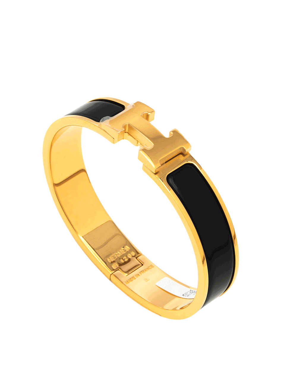 21 NEW HERMES CLIC CLAC PM BLACK GHW ST 12 05 0300