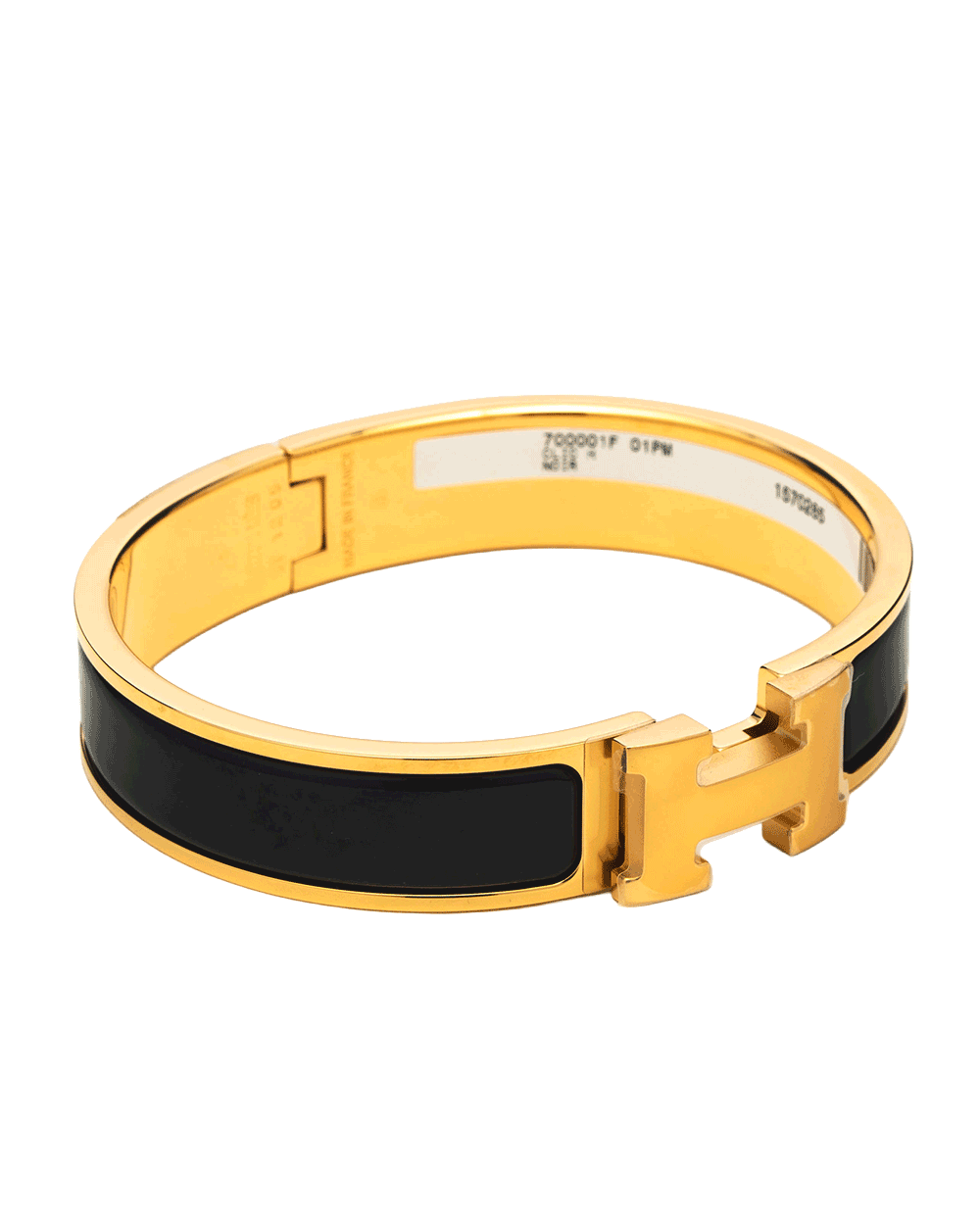 21 NEW HERMES CLIC CLAC PM BLACK GHW ST 12 05 0307
