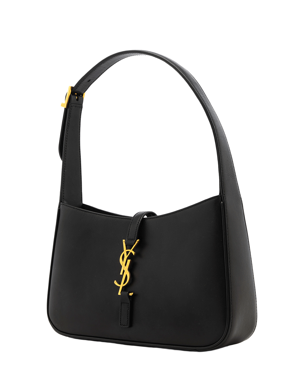 21 YSL LE 5 A7 HOBO BLACK CALF GHW MAL 657228 0921 0620