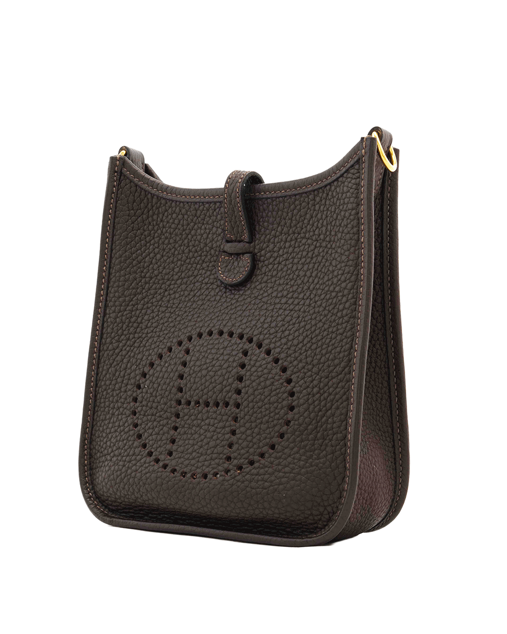 23 HERMES EVELYNE MINI ROUGE SELLIER CLEMENCE GHW Z BT 012 TD 1392