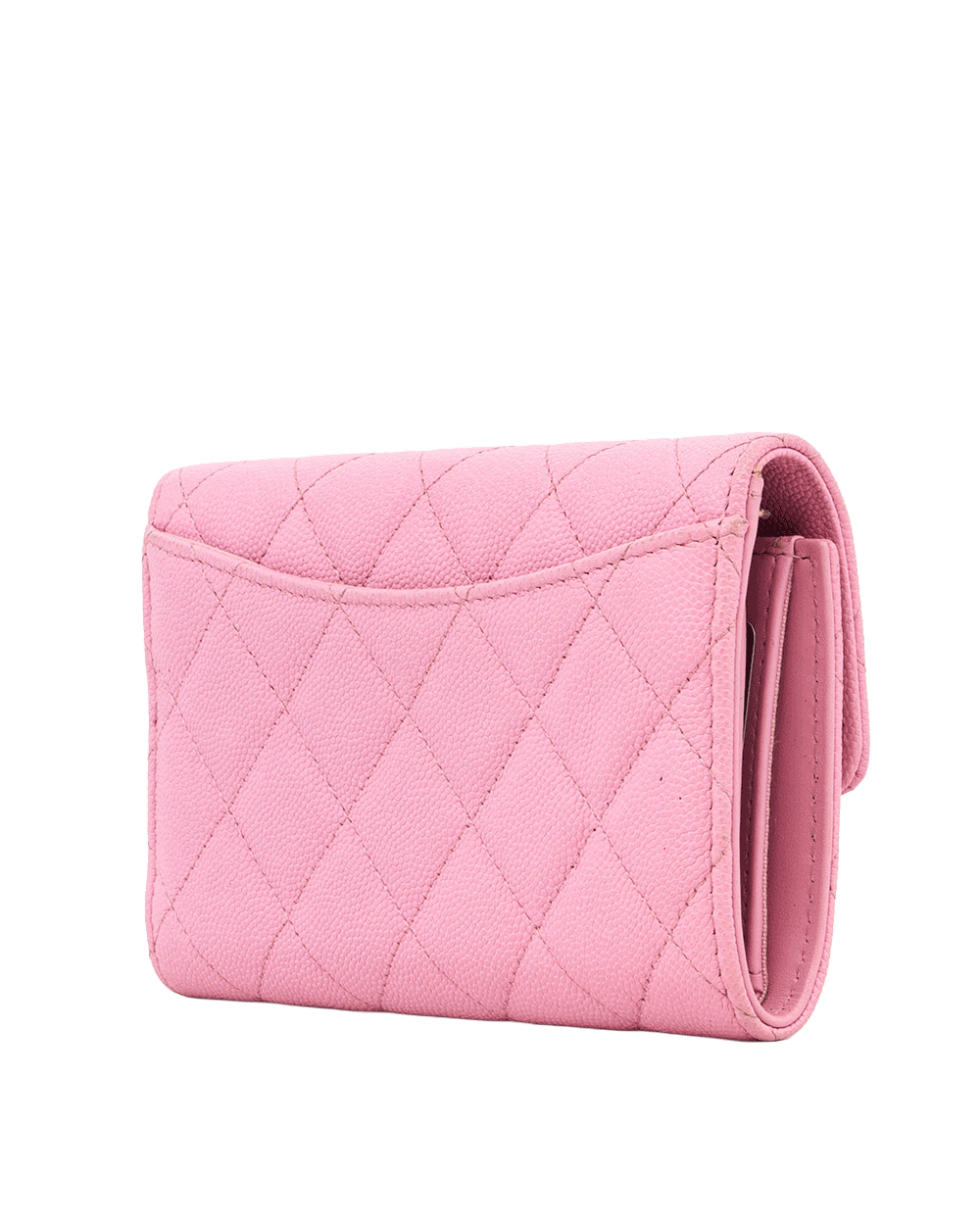 24 CHANEL TRI FOLD WALLET MEDIUM PINK CAVIAR GHW UJKC1JAJ 0279