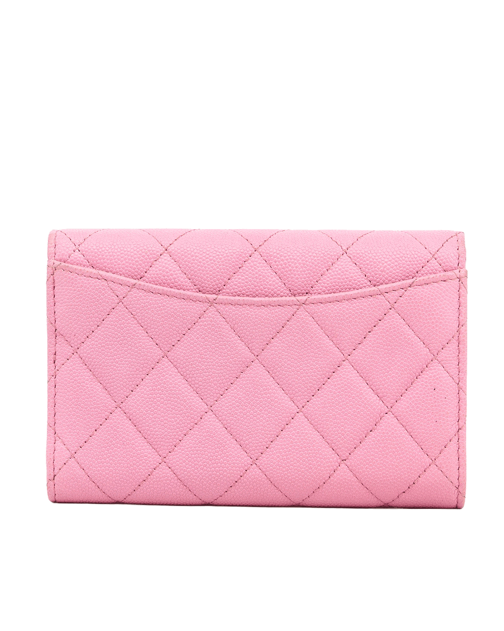 24 CHANEL TRI FOLD WALLET MEDIUM PINK CAVIAR GHW UJKC1JAJ 0280