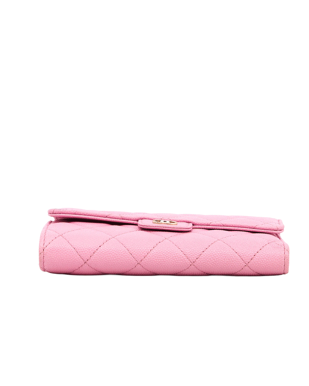 24 CHANEL TRI FOLD WALLET MEDIUM PINK CAVIAR GHW UJKC1JAJ 0281
