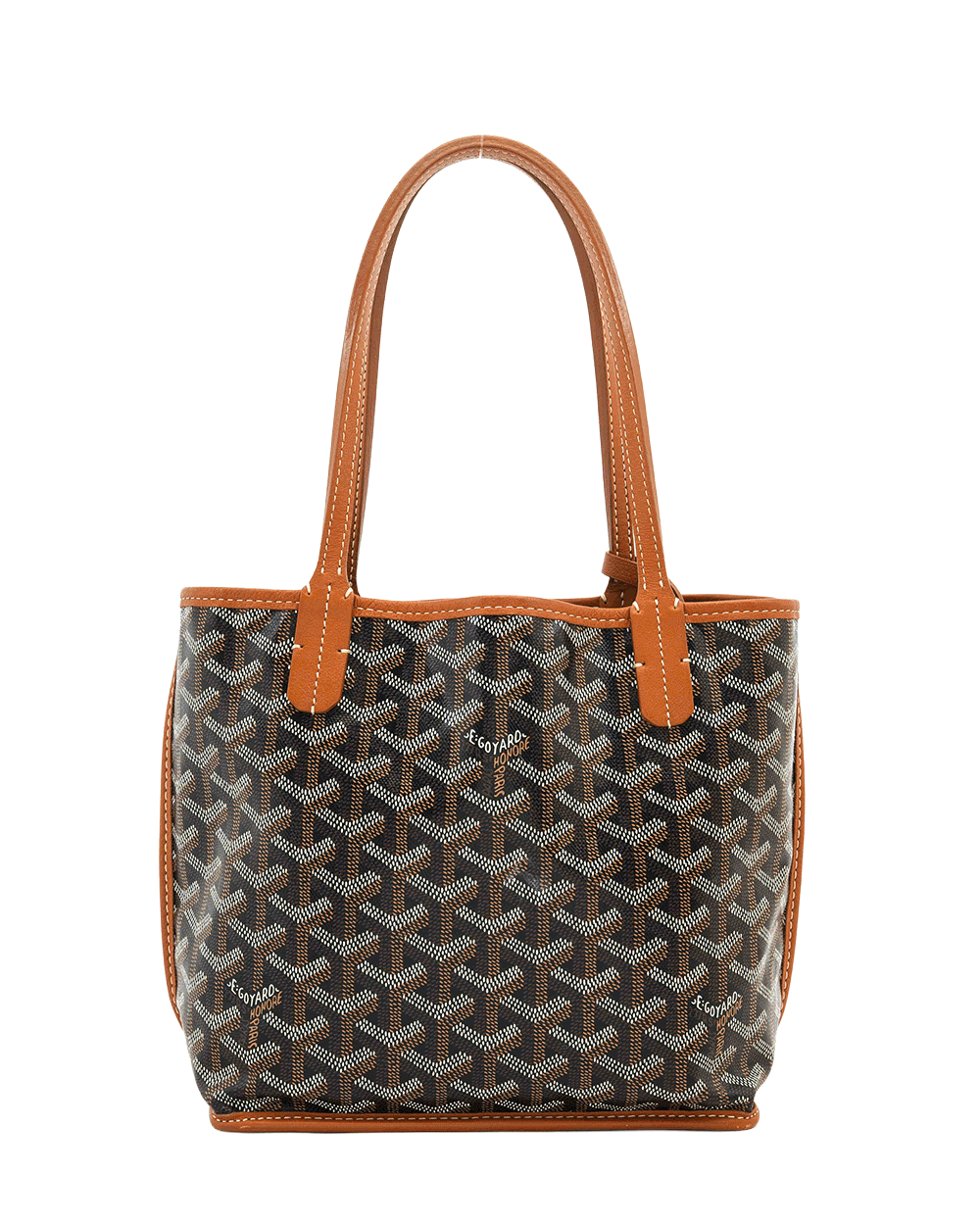 24 GOYARD ANJOU MINI BROWN CANVAS SHW SOA120222 1492