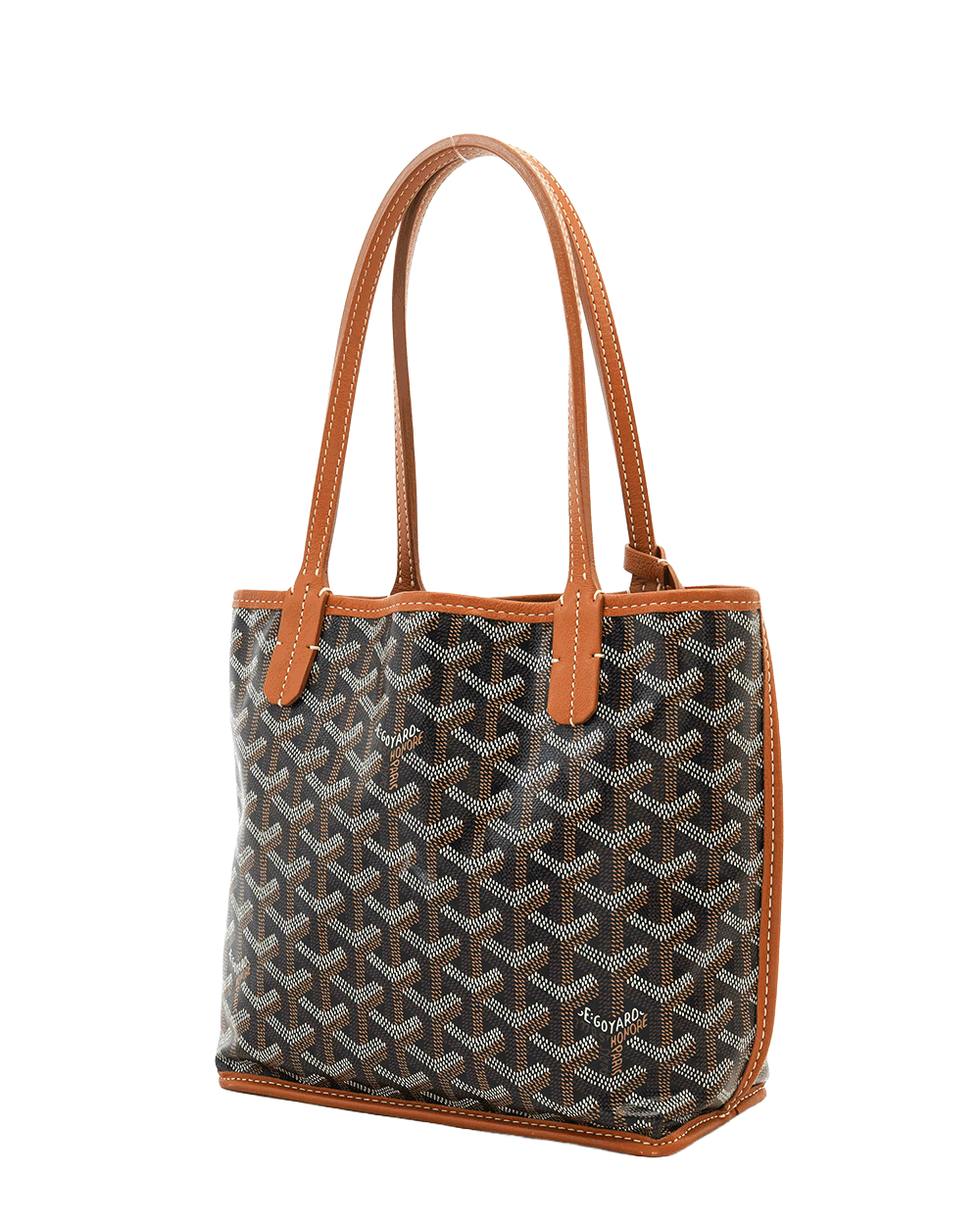 24 GOYARD ANJOU MINI BROWN CANVAS SHW SOA120222 1493