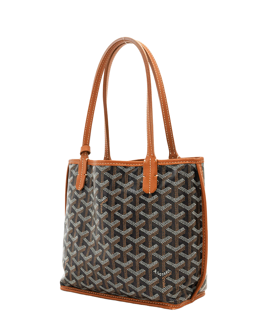 24 GOYARD ANJOU MINI BROWN CANVAS SHW SOA120222 1494