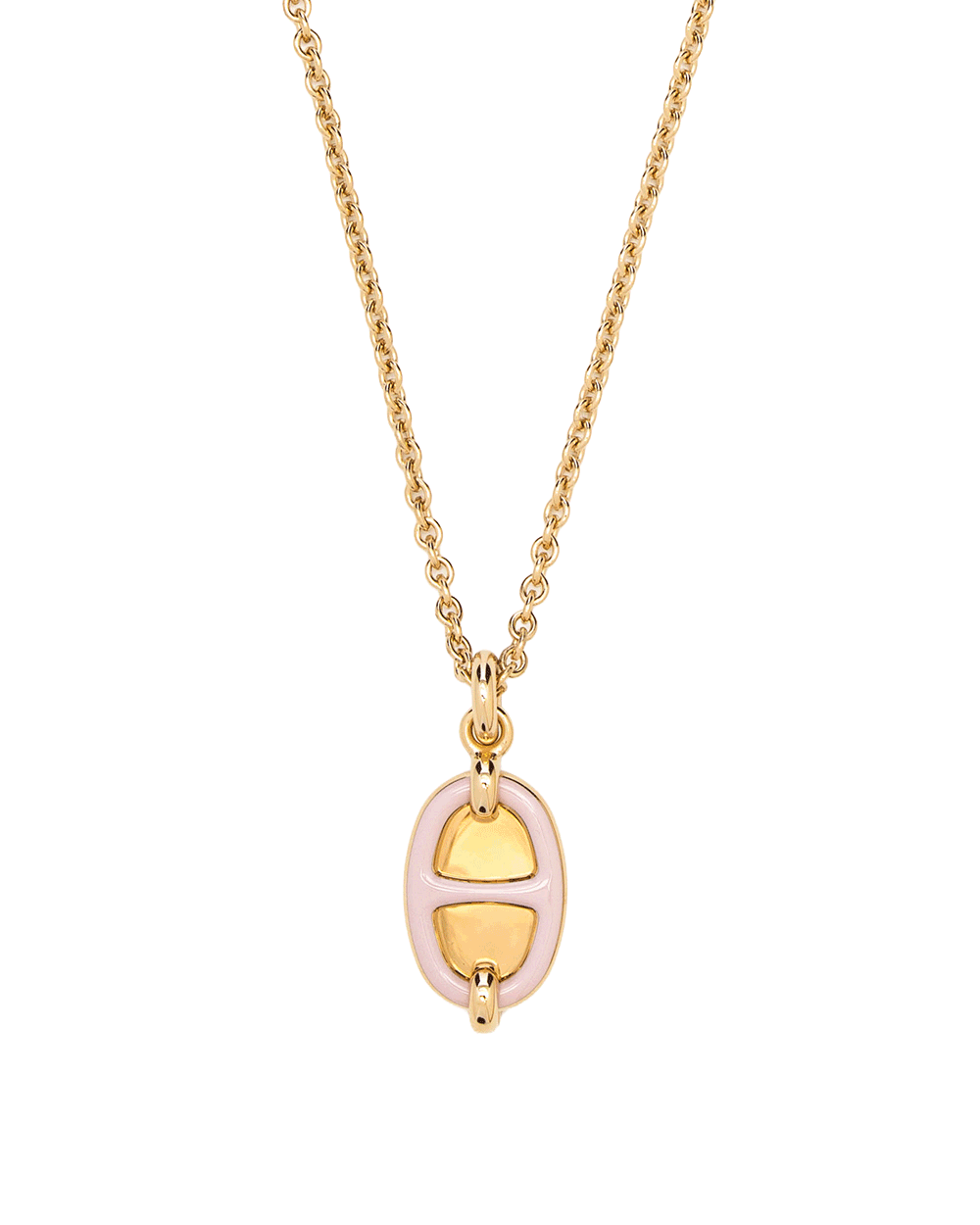 24 NEW HERMES MAILLON NECKLAE ROSE CANDEUR GHW ST 02 74 0352