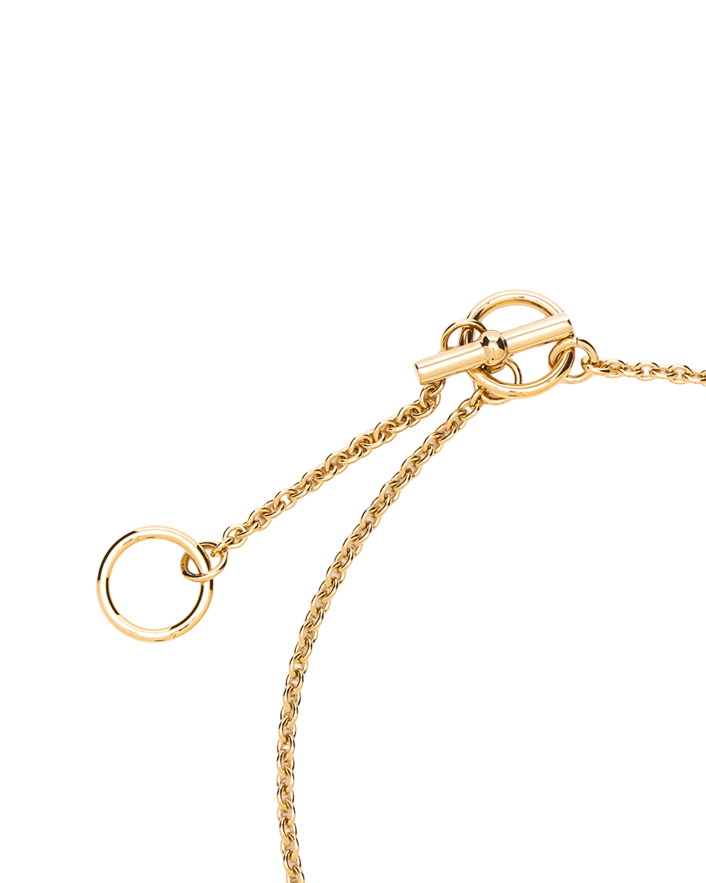 24 NEW HERMES MAILLON NECKLAE ROSE CANDEUR GHW ST 02 74 0353