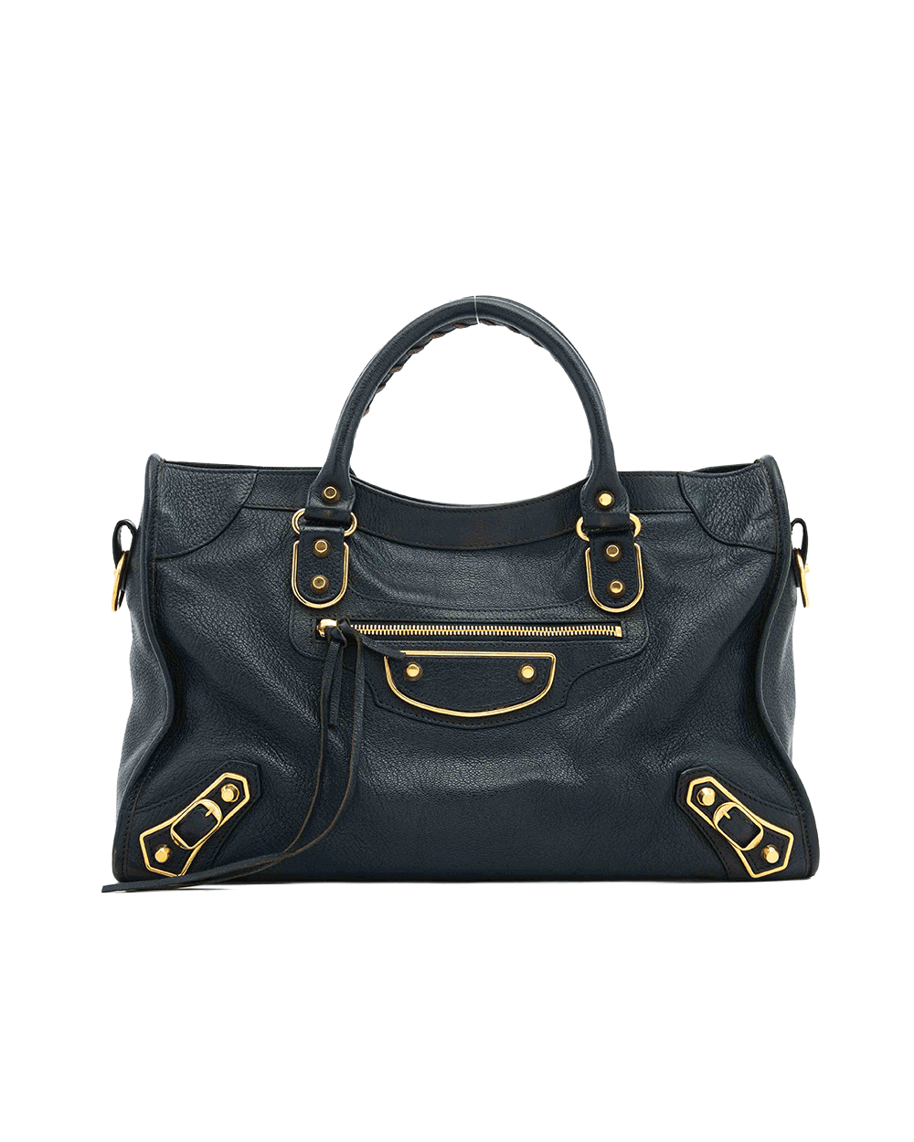 25 BALENCIAGA CITY EDGE CLASSIC BLUE NAVY CALF GHW 390154 4060 D 002123 1140