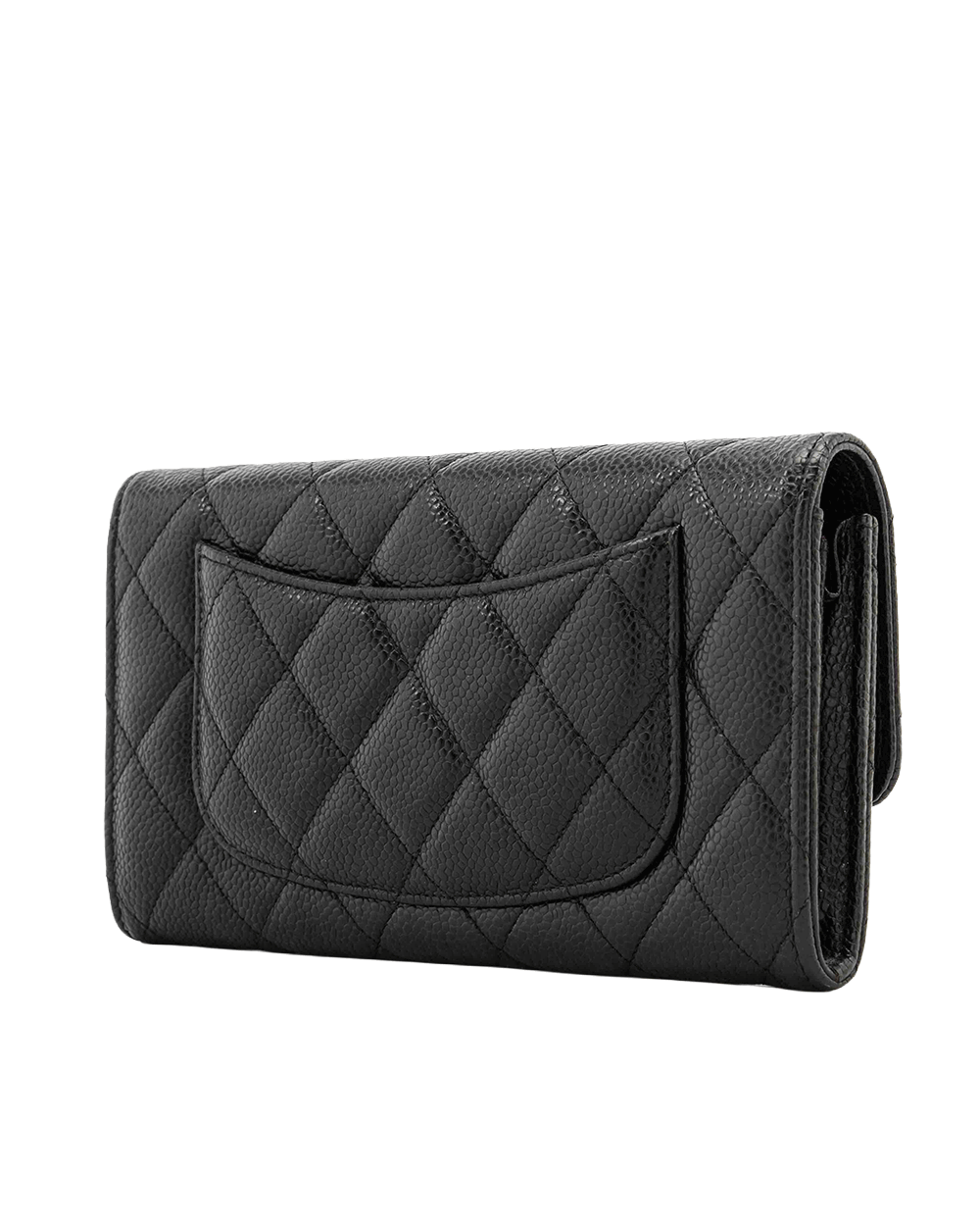 27 CHANEL SARAH CLASSIC BLACK CAVIAR GHW 30398612 2201
